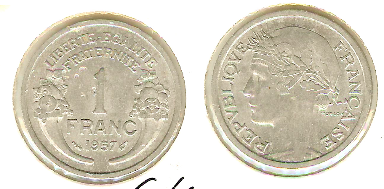 1 Franc 1957 Morlon SPL